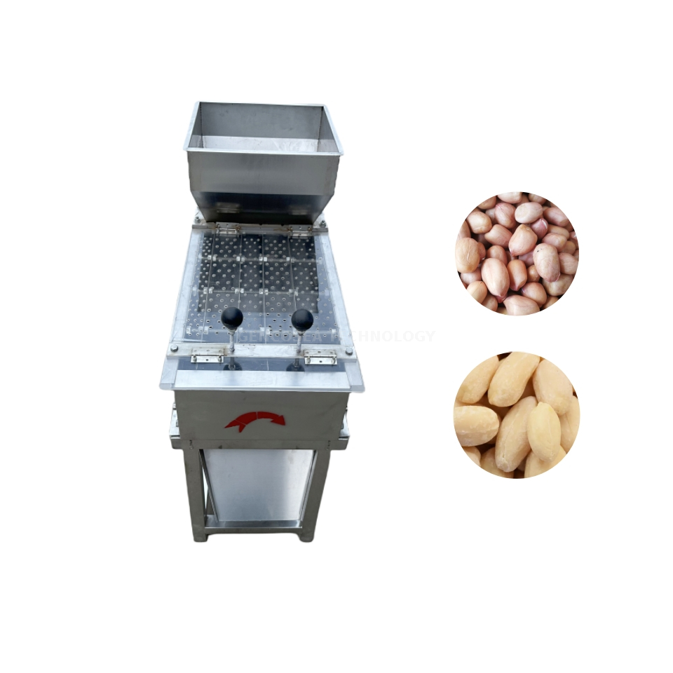 Machine à éplucher à sec les arachides et les amandes